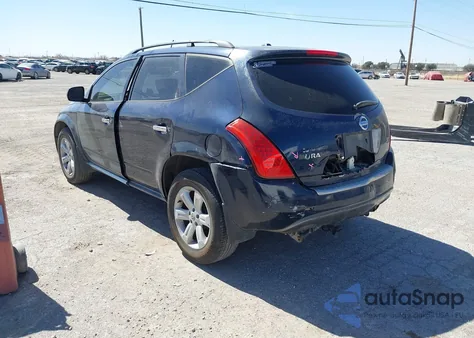 2006 Nissan Murano Sl from USA, damaged, VIN JN8AZ08T46W414403